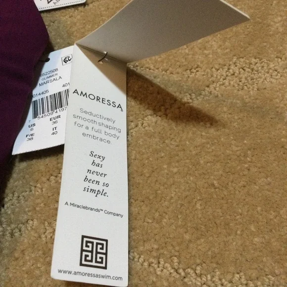 Amoressa NWT Glimmer One-Piece Swimsuit, 6 - Picture 5 of 11